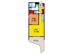 ジュネス大和田の物件間取画像